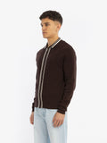 Walk in Paris Long-Sleeved Cardigan – Brown