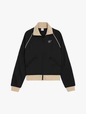 Walk in Paris Signature Black Jogging Jacket – Black