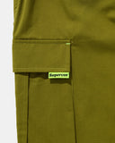 Supervsn Adinkra Cargo Short - Olive