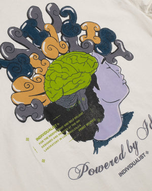 Individualist Brain SS Tee – Antique White