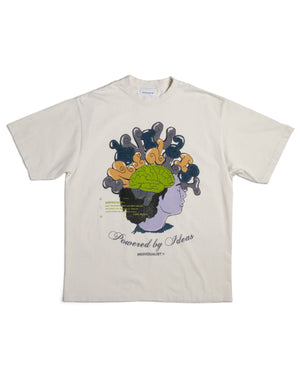 Individualist Brain SS Tee – Antique White