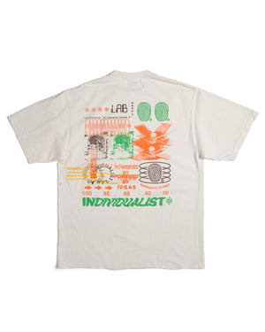 Individualist Flash Sheet SS Tee – Antique White