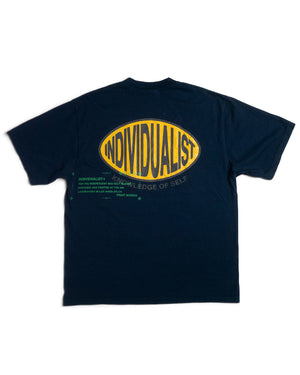Individualist Oval Patch SS Tee – Vintage Navy