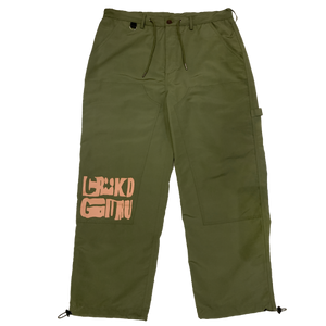Crkd Guru Warped Work Pants - Olive