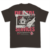 Crkd Guru Dental Services T-shirt - Dark Brown