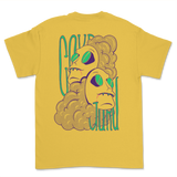 Crkd Guru Only Fangs T-shirt - Mustard