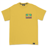 Crkd Guru Only Fangs T-shirt - Mustard