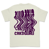 Crkd Guru Scanener T-shirt - Bone