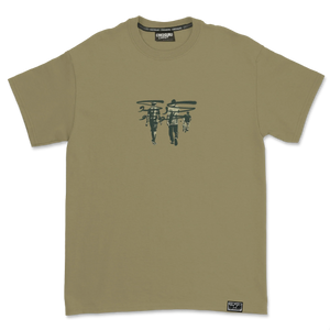 Crkd Guru Awlad Alhara T-Shirt - Dusty Green