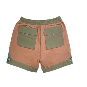 Crkd Guru We Trust Shorts - Nude