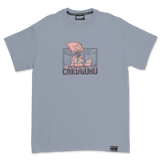 Crkd Guru Victory Ball T-Shirt - Dusty Blue