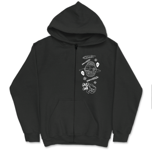 Crkd Guru End of the World Hoodie - Black