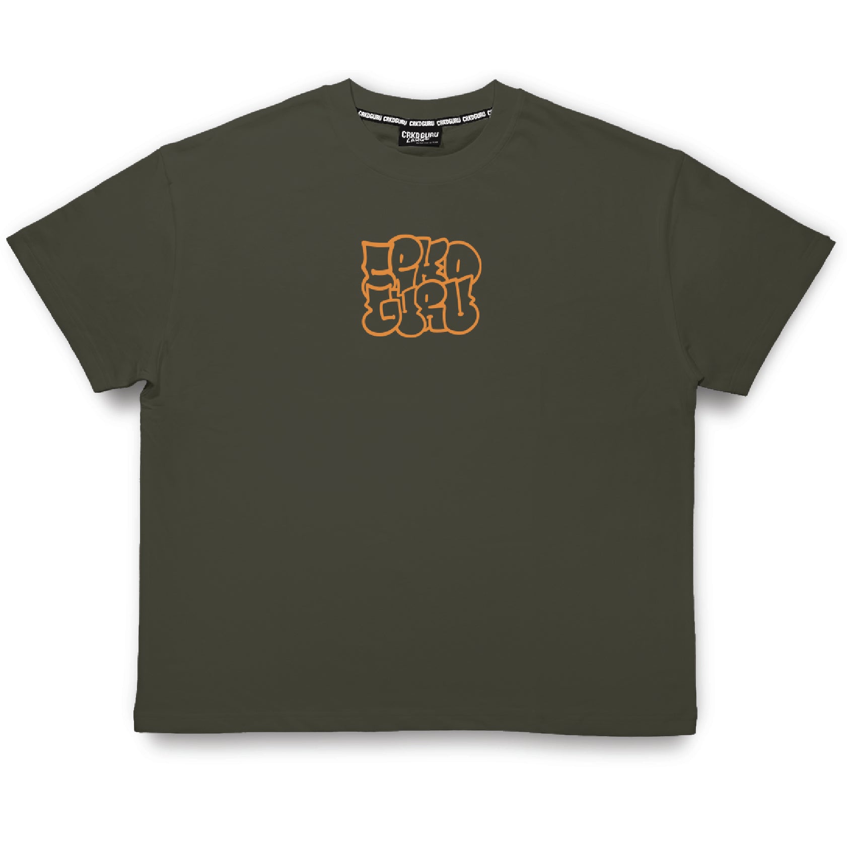 Crkd Guru For The Taggers Tee - Dark Olive