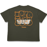 Crkd Guru For The Taggers Tee - Dark Olive