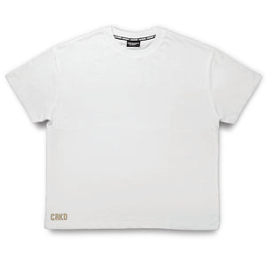 Crkd Guru Corner Logo Tee - White