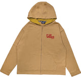 Crkd Guru Pay For Peace Zip Up Hoodie - Camel