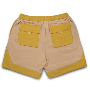 Crkd Guru Camel Tech Short - Nude/Yellow