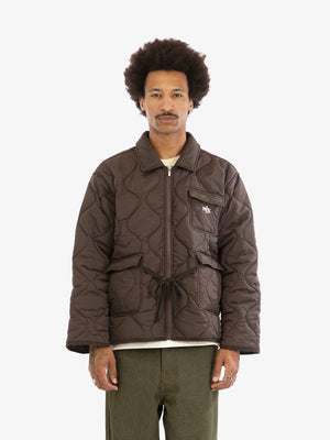 Walk in Paris The Quilted Jacket – Brown