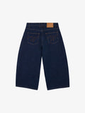 Walk in Paris Denim Balloon Short – Dark Blue
