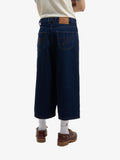 Walk in Paris Denim Balloon Short – Dark Blue