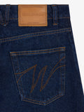 Walk in Paris Denim Balloon Short – Dark Blue