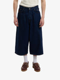 Walk in Paris Denim Balloon Short – Dark Blue