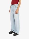 Walk in Paris Baggy Pants in Light-Washed Denim – Blue