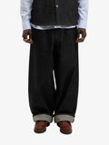 Walk in Paris Raw Denim Balloon Pants – Blue