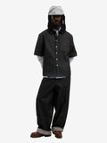 Walk In Paris Raw Denim Balloon Pants - Indigo Blue