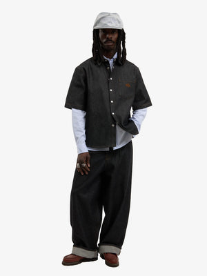 Walk in Paris Raw Denim Shirt – Blue