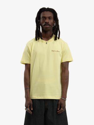 Walk in Paris Cotton T-Shirt - Yellow