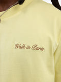 Walk in Paris Cotton T-Shirt - Yellow