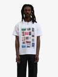 Walk in Paris Stamp Collection Cotton T-Shirt – White
