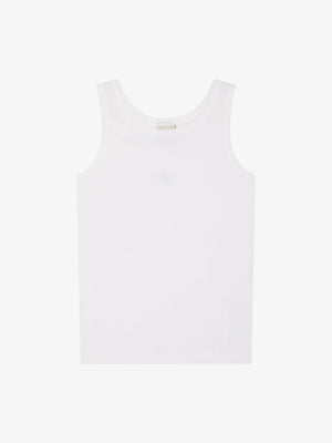 Walk in Paris White Waffle Tank Top – White