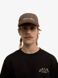 Walk In Paris Houndstooth Baseball Cap - Brown