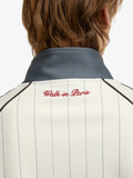 Walk In Paris Detroit Pinstripes Jacket - Beige