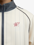 Walk In Paris Detroit Pinstripes Jacket - Beige