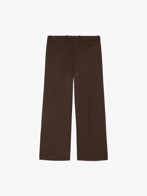 Walk In Paris Flared Suit Pants - Brown