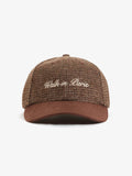 Walk In Paris Houndstooth Baseball Cap - Brown