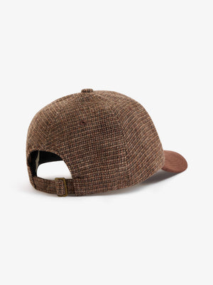Walk In Paris Houndstooth Baseball Cap - Brown