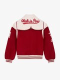 Walk In Paris Postman Varsity Jacket - Red