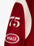 Walk In Paris Postman Varsity Jacket - Red