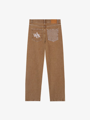 Walk in Paris Double Knee Carpenter Pants – Brown