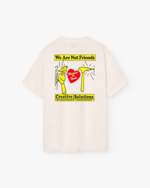 We Are Not Friends Nature Tools T-Shirt - Cream