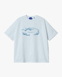 We Are Not Friends Seaworld Boxy T-Shirt - Light Blue