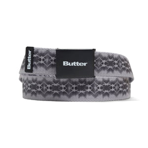 Butter Goods Logo Woven Belt - Grey