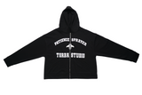 TorbaStudio Patience & Prayer Zip Hoodie - Black