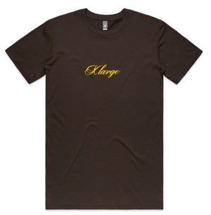 XLarge Script S/s Tee - Brown