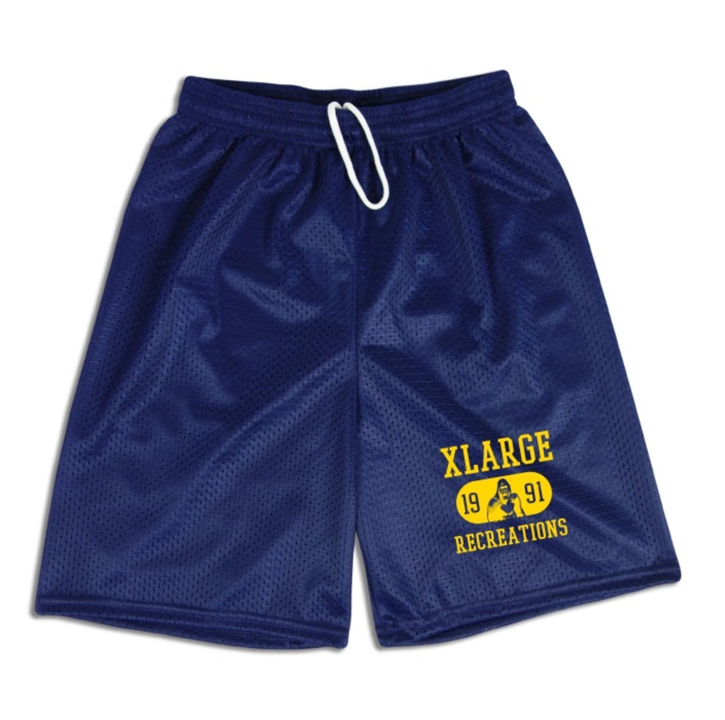 XLarge Recreations Mesh Basket Ball Shorts - Navy