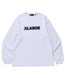 Xlarge Standard Logo L/S Tee - White